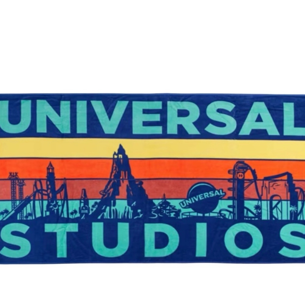 Universal Studios Multicolor Beach Towel